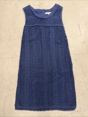Boden Navy Lace Shift Dress